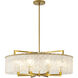 Canada LED 32 inch Brass Chandelier Ceiling Light